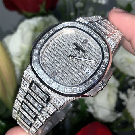 patek philippe full daimond|patek philippe iced out.